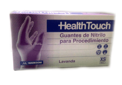 Guante de Nitrilo Lavanda Health-Touch1