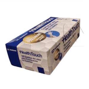 Guantes de latex sin polvos Health-Touch1