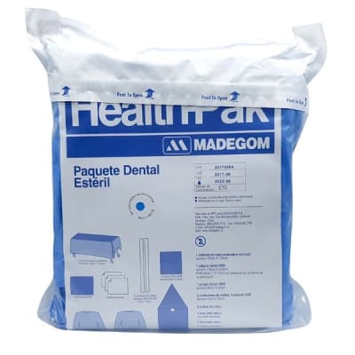 Paquete dental estéril