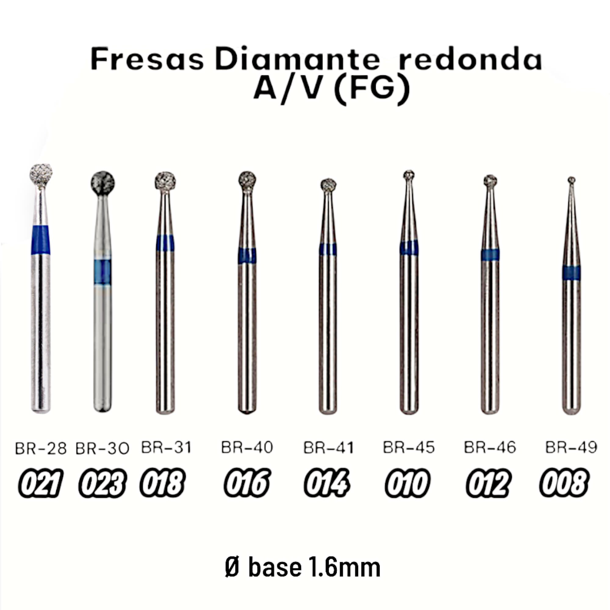 Fresas diamante BR | MADENT