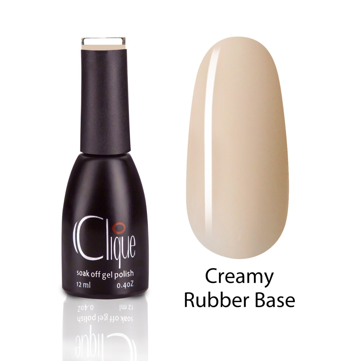 Base Rubber Creamy Esmaltes Clique Cosmetista Pro Chile