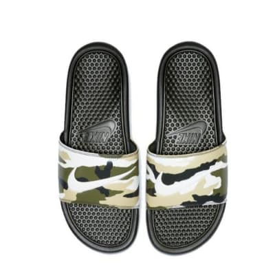 nike benassi camuflado