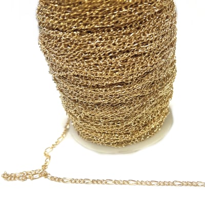 Cadena Metal Dorada Cartier 2.7mm (Metro)