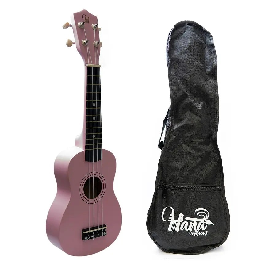 UKELELE HANA SOPRANO ROSA TIENDA DE MÚSICA OASIS BLACK
