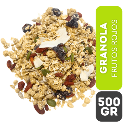 GRANOLA FRUTOS ROJOS  500GR