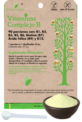 VITAMINAS COMPLEJO B 37,5G DULZURA NATURAL