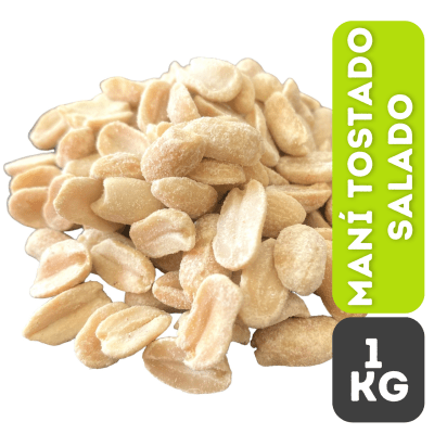 MANÍ TOSTADO SALADO 1KG1
