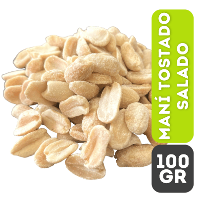 MANÍ TOSTADO SALADO  100GR1