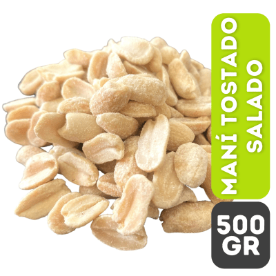 MANÍ TOSTADO SALADO  500GR1