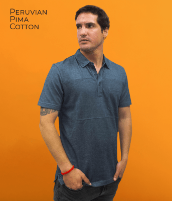 POLOBOX PIMA PREMIUN GREY MARLEY