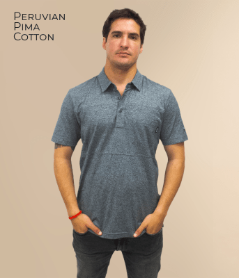 POLOBOX PIMA PREMIUN DARK GREY