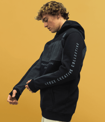 SWEATSHIRT VEECE HOOD BLAINE BLACK