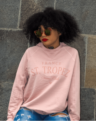 SAINT TROPEZ CREW PINK