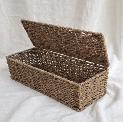 CAJA CASA RUSTICA CON TAPA