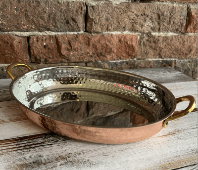 PAILA DE COBRE OVALADA 1.000 CC