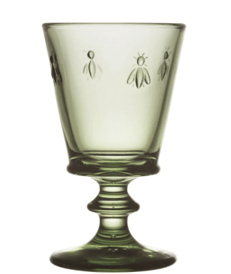 LA ROCHERE SET DE 6 COPA ABEJA VERDE OLIVA 240 ML