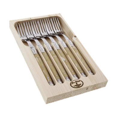 LAGUIOLE MARMOL JEAN DUBOST TENEDOR SET DE 6