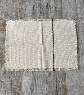 INDIVIDUAL DAGO BLACK, SET DE 4