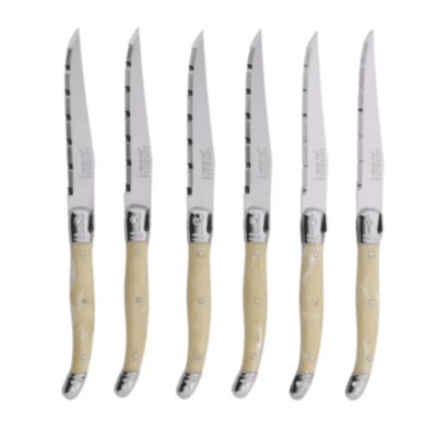 LAGUIOLE JEAN DUBOST IVORY CUCHILLO SET DE 6