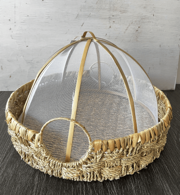 CUBRE ALIMENTO RATTAN EXTRA GRANDE