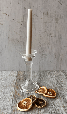 BOBECHE COLETTE DE VIDRIO PARA VELA