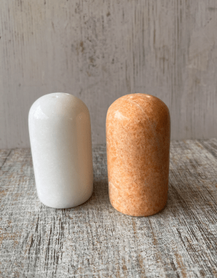 SALEROS DE PIEDRA SET DE 2