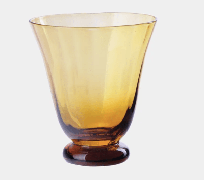 VASO COPA TULIPANO AMBRA