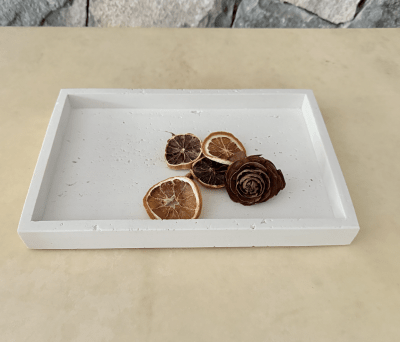 BANDEJA CALIZA RECTANGULAR