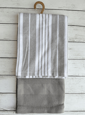 PAÑO DE COCINA SET CENIZA