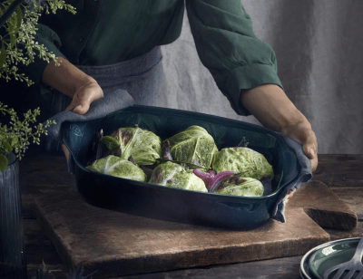 EMILE HENRY FUENTE RECTANGULAR HORNO VERDE 42