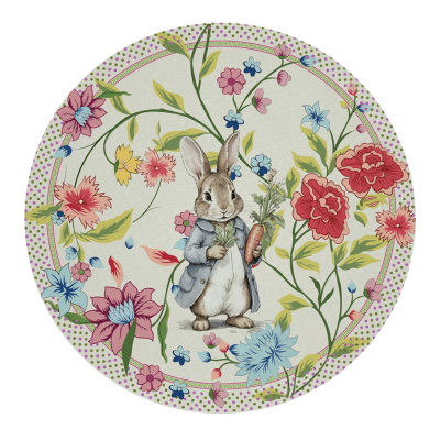 FUNDA BAJO PLATO SET DE 4 RABBIT