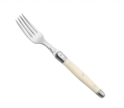 LAGUIOLE IVORY SET DE 6 TENEDORES DE POSTRE