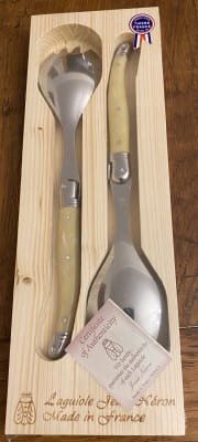 LAGUIOLE MARMOL  SET ENSALADA O SERVIR JEAN DUBOST