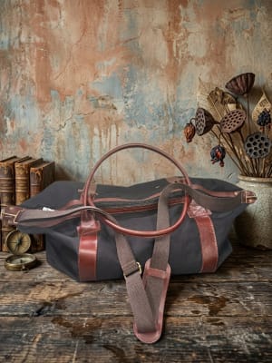 BOLSO SPORT GABARDINA CUERO