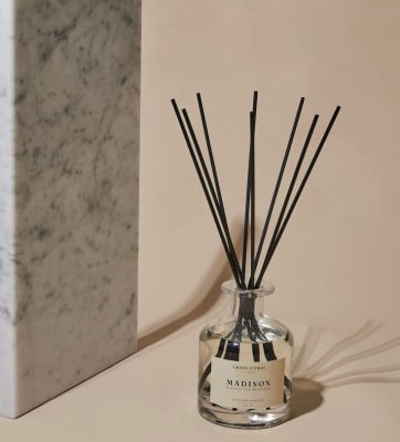 MADISON DIFUSOR VARITAS GREEN CITRUS TRANSPARENTE 150 ML