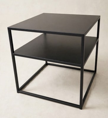 MESA LATERAL CUADRADA DE FIERRO