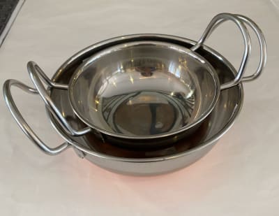 PAILA DE ACERO CON BASE DE COBRE L