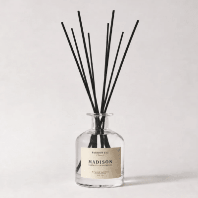 MADISON DIFUSOR VARITAS PASSION FIG TRANSPARENTE 250 ML