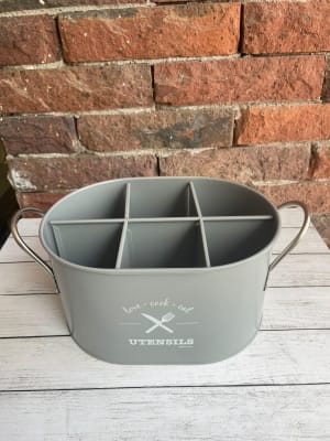 PORTA CUBIERTOS UTENSILS X 6 GRAY
