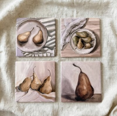 POSAVASO WABI-SABI PERAS
