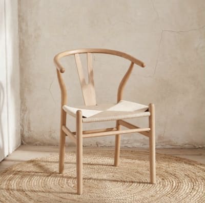 SILLA WISHBONE NATURAL