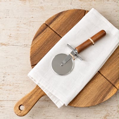 PIZZA SET TABLA Y CORTADOR
