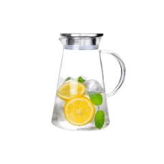 JARRO BOROSILICATO 1,7 LT TAPA ACERO