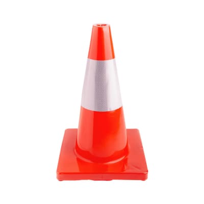 Cono PVC con Cinta Reflectante