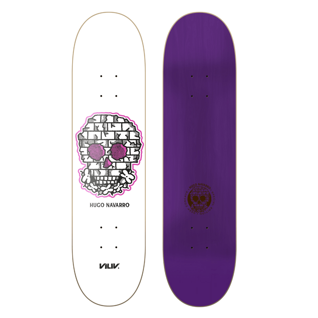 TABLA SKATE HUGO NAVARRO PROMODEL CALAVERA | Viliv Skateboards
