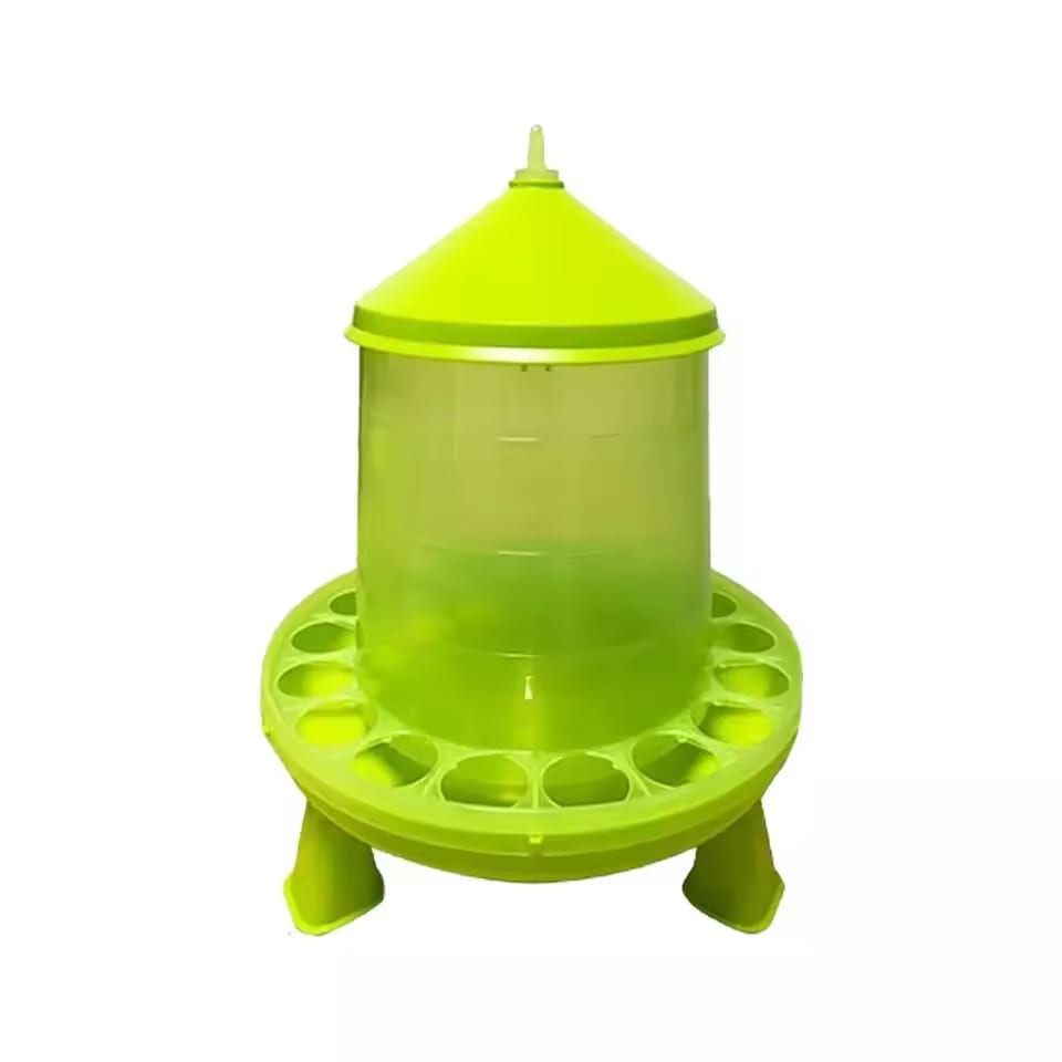 Comedero Verde 8 kilos con patas1