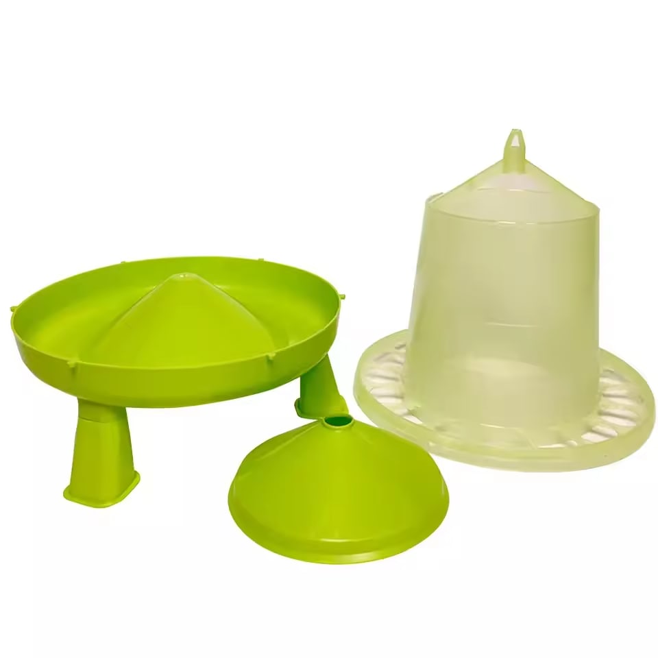 Comedero Verde 8 kilos con patas2