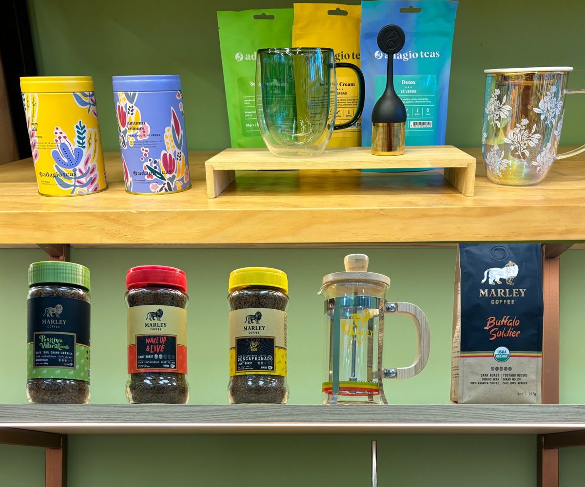 Adagio Teas y Marley Coffee en Concepción