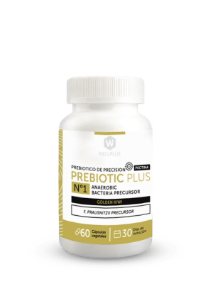 Prebiotic Plus N°1 WellPlus, para la microbiota y la digestión · 60 cápsulas