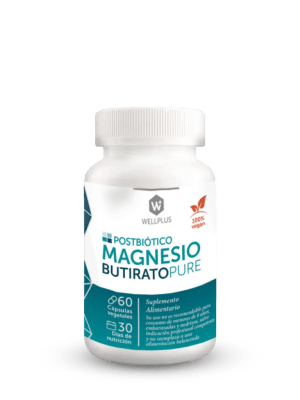 Magnesio butirato Pure WellPlus · 60 cápsulas
